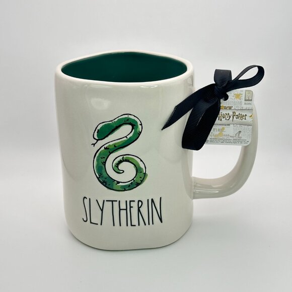 Rae Dunn Harry Potter Coffee mugs with Sorting Hat Glass Lid | Set of 4 - Picture 11 of 12